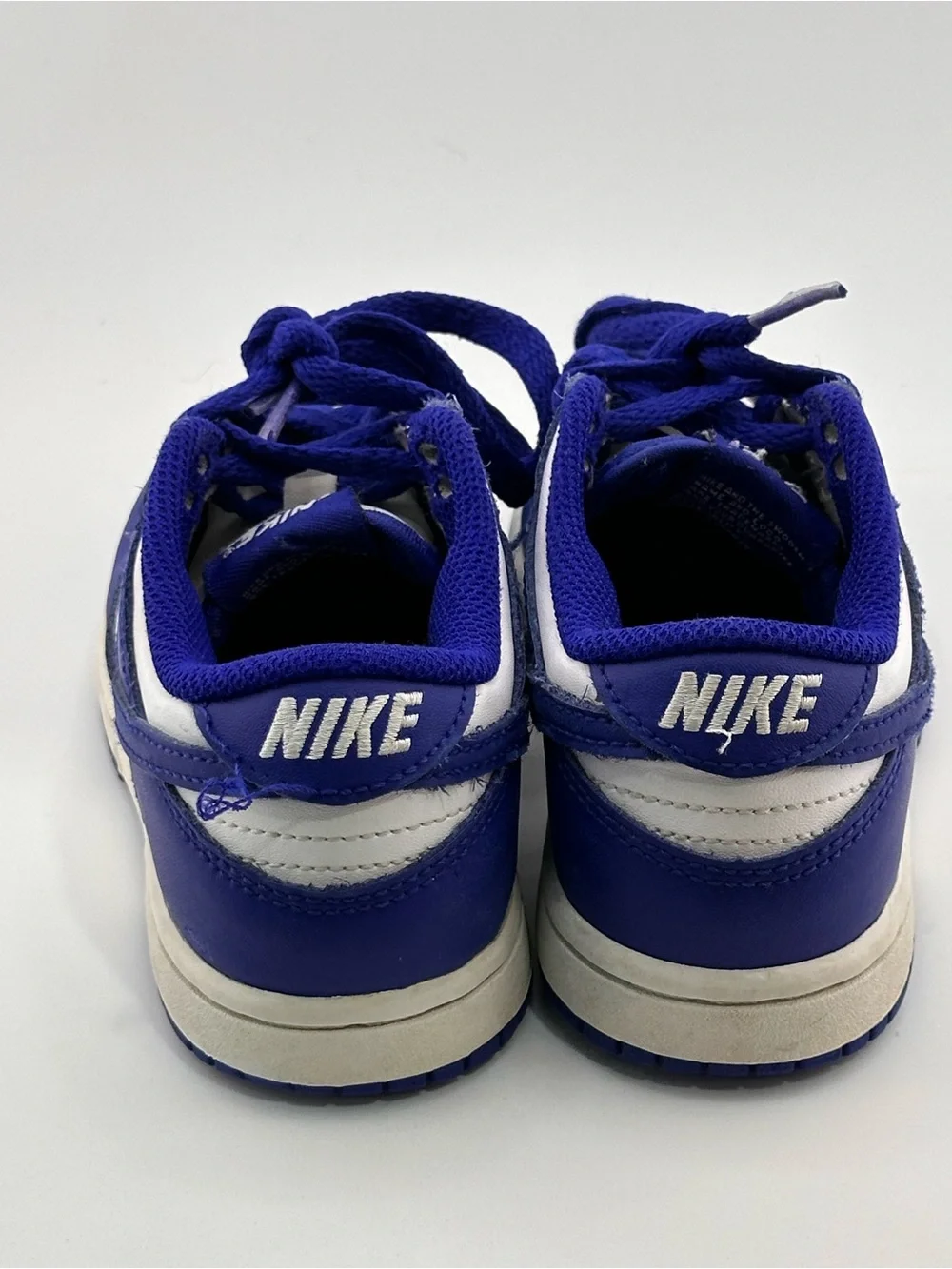 Nike Kids Blue and White Low-Top Sneakers